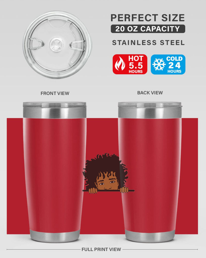 black boy 4#- black men - boys- tumbler