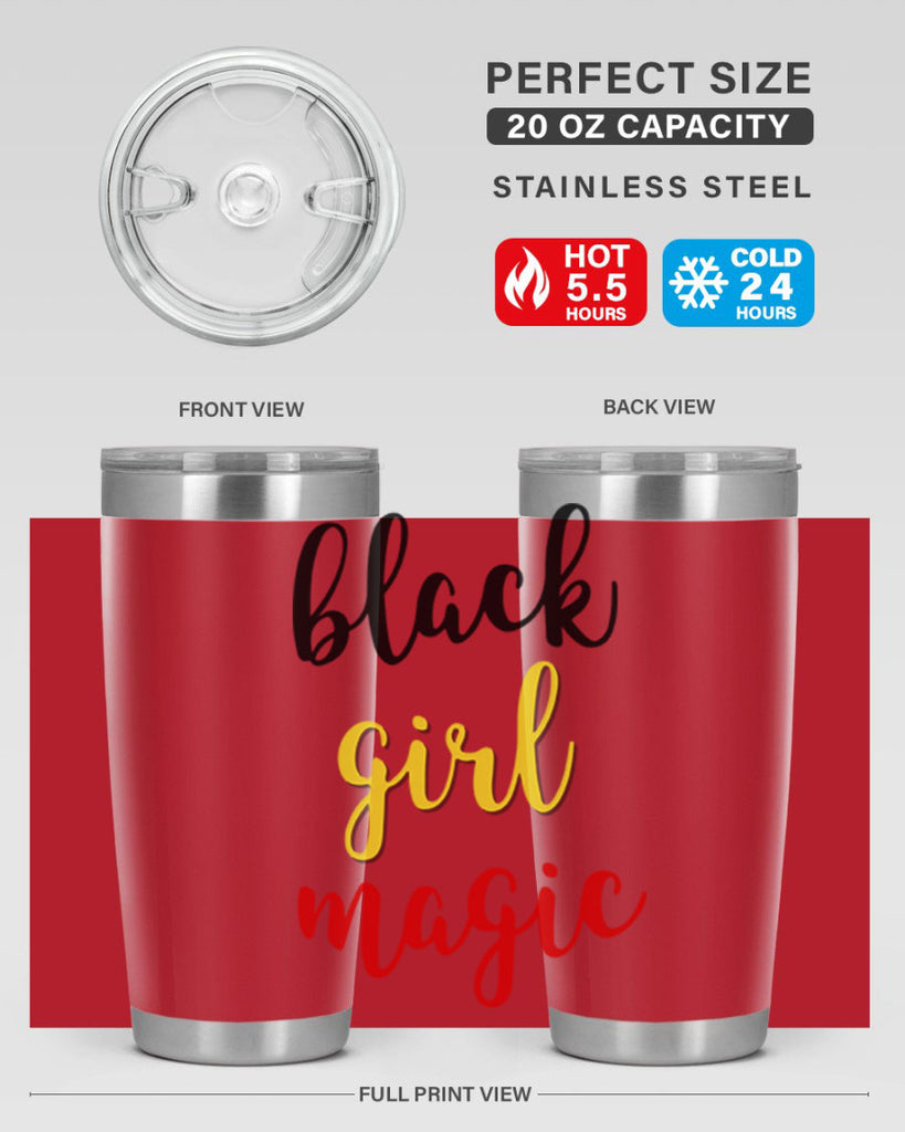black girl magic color 246#- black words phrases- Cotton Tank
