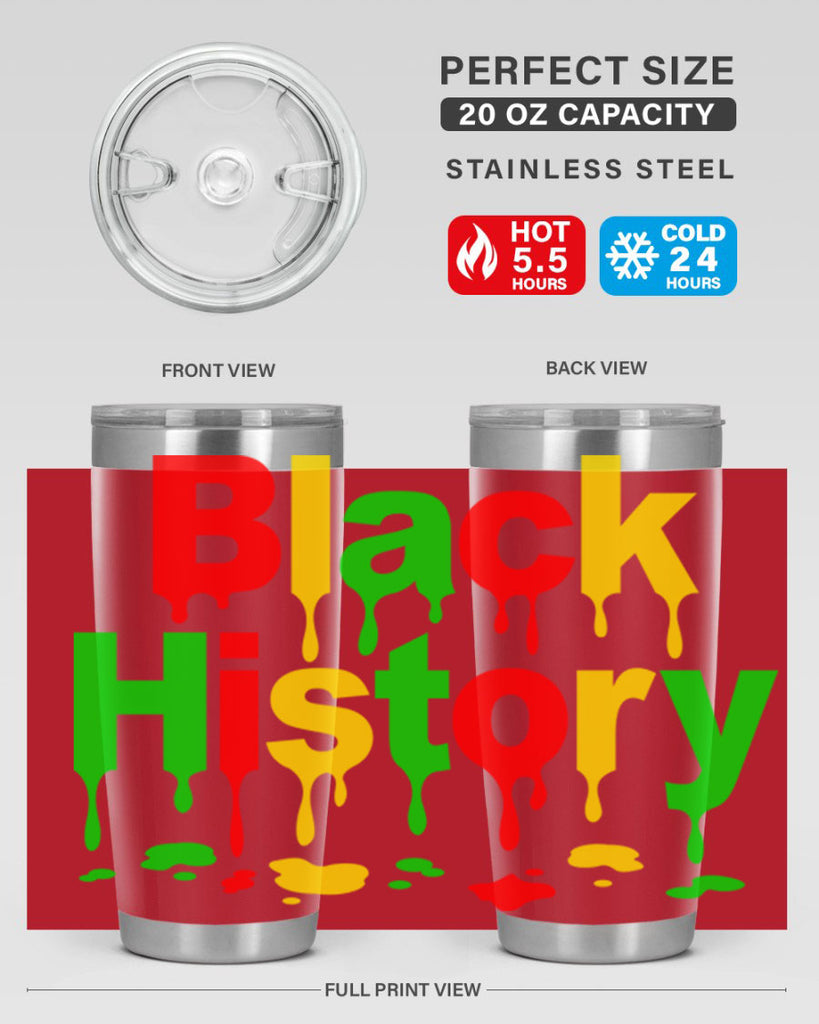 black history drip 241#- black words phrases- Cotton Tank