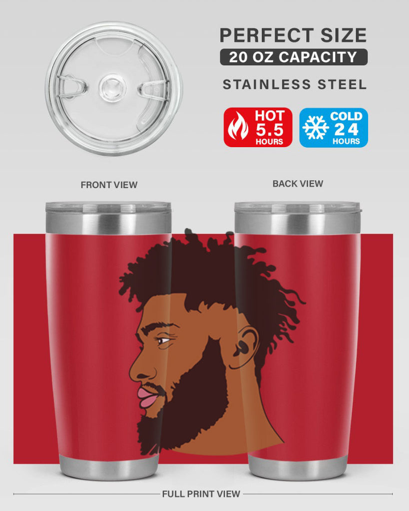 black man style 3#- black men - boys- tumbler