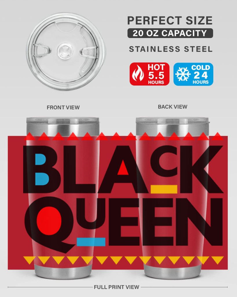 black queen 222#- black words phrases- Cotton Tank
