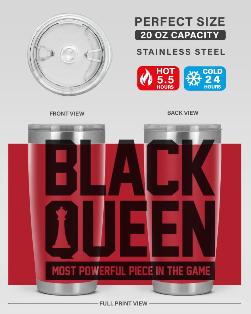 black queenchess 194#- black words phrases- Cotton Tank