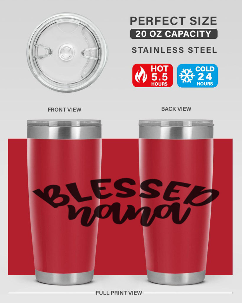 blessed nana 59#- grandma - nana- Tumbler