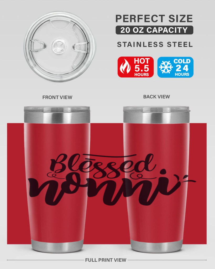 blessed nonni 57#- grandma - nana- Tumbler
