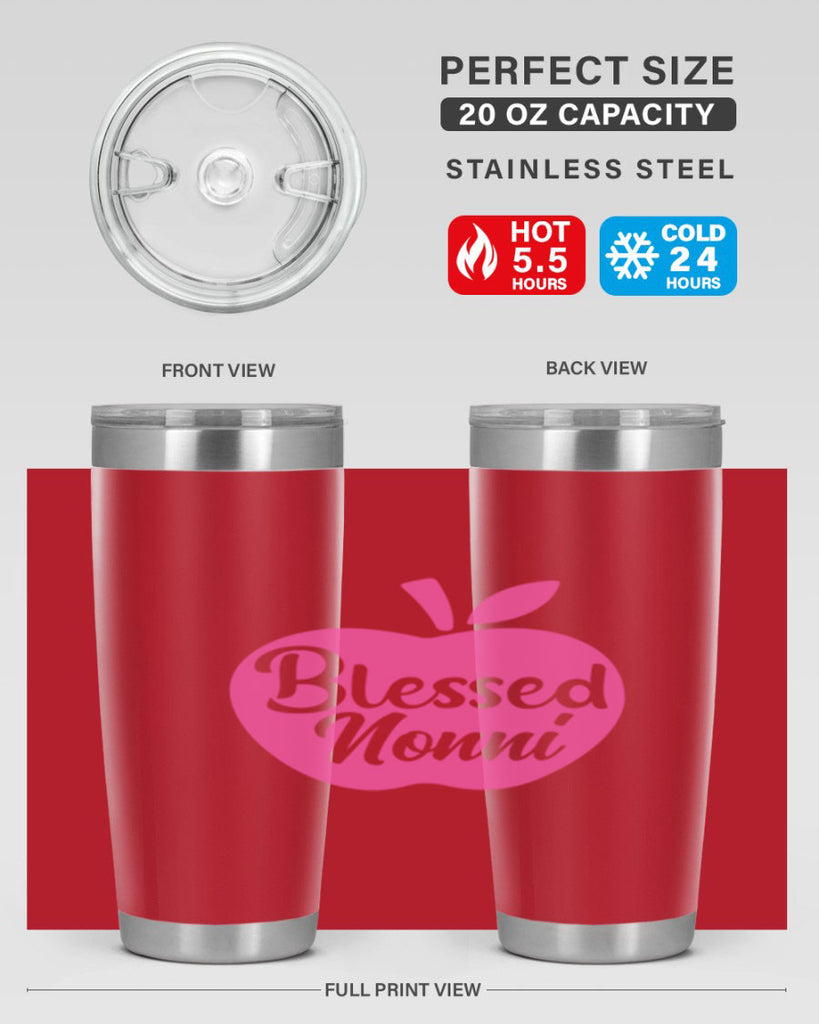 blessed nonni 58#- grandma - nana- Tumbler