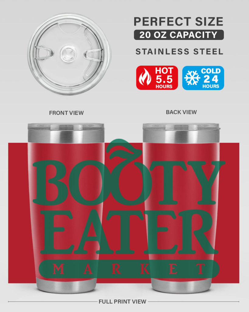 bootyeater 192#- black words phrases- Cotton Tank