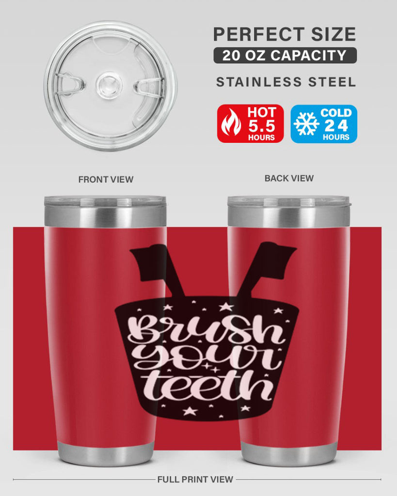 brush your teeth 45#- bathroom- Tumbler