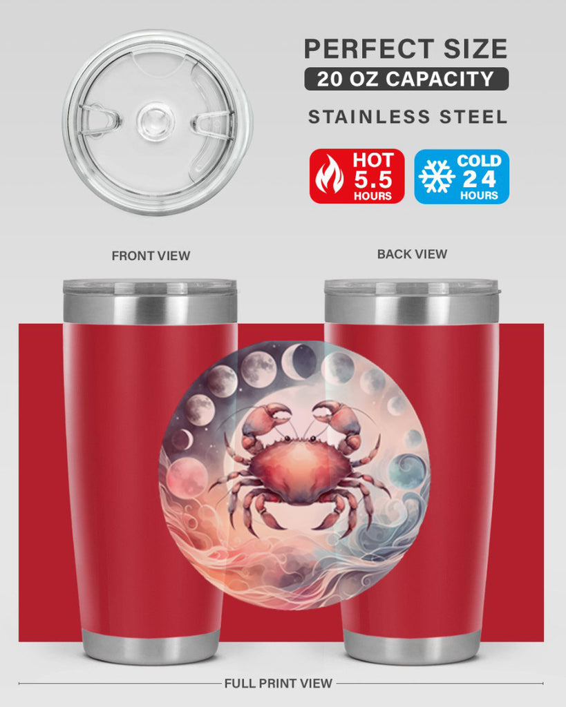 cancer 167#- zodiac- Tumbler