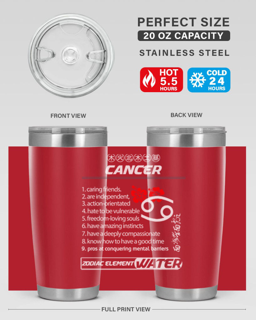 cancer 175#- zodiac- Tumbler