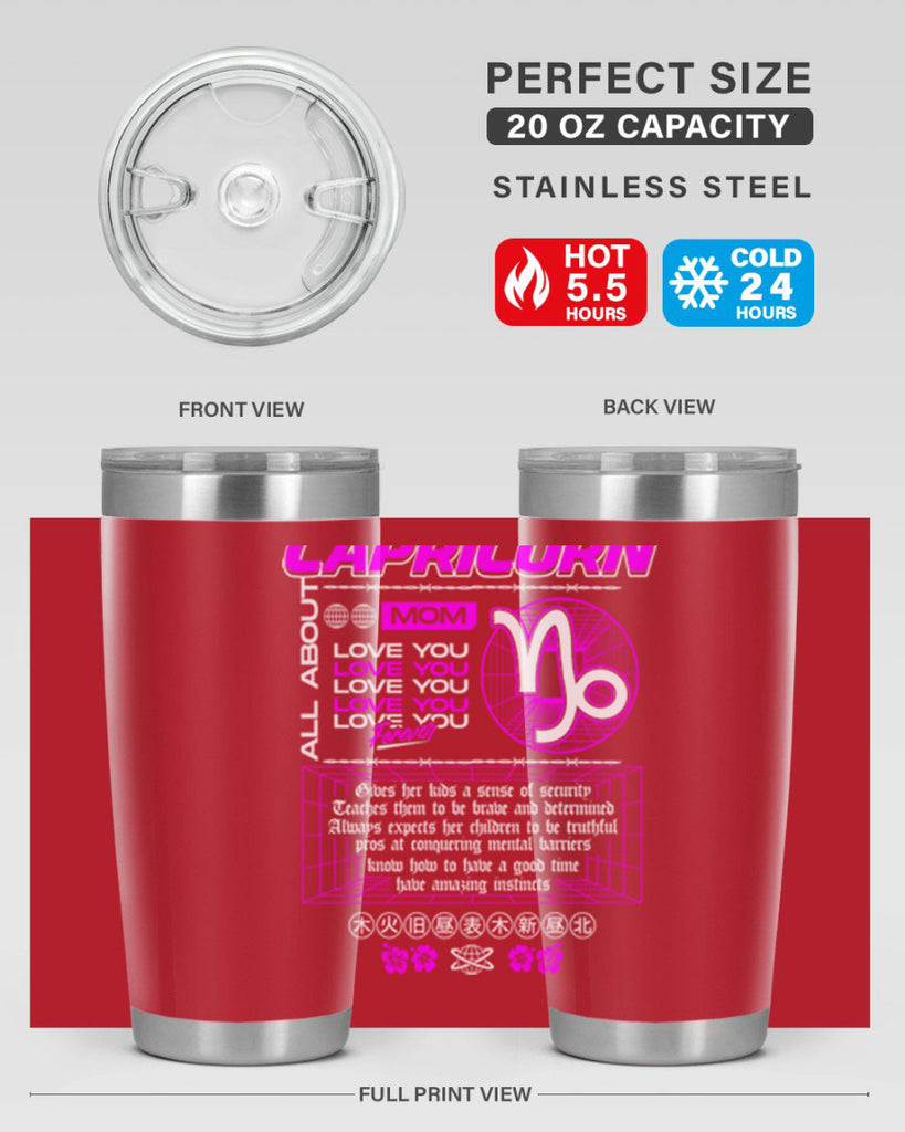 capricorn 208#- zodiac- Tumbler