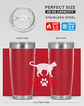 cat mom Style 35#- cat- Tumbler
