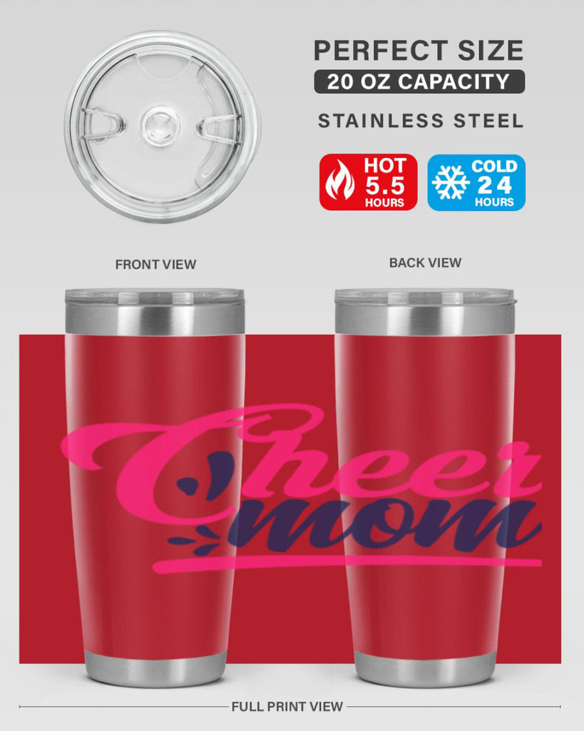 cheer mom 1745#- cheer- Tumbler