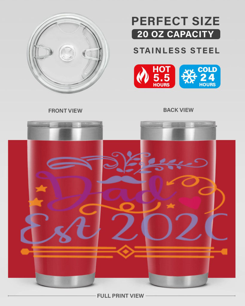 dad est 97#- fathers day- Tumbler