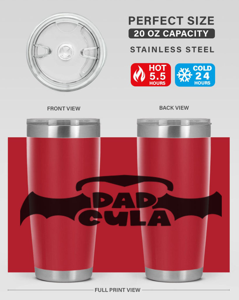 dadcula 80#- halloween- Tumbler