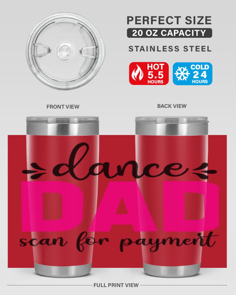 dance dad scan for payment 22#- ballet- Tumbler