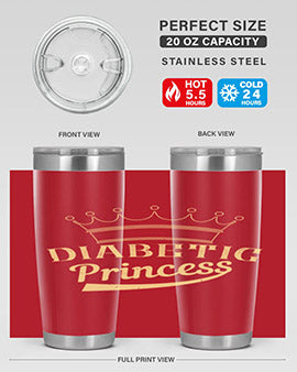 diabetic princess Style 42#- diabetes- Tumbler