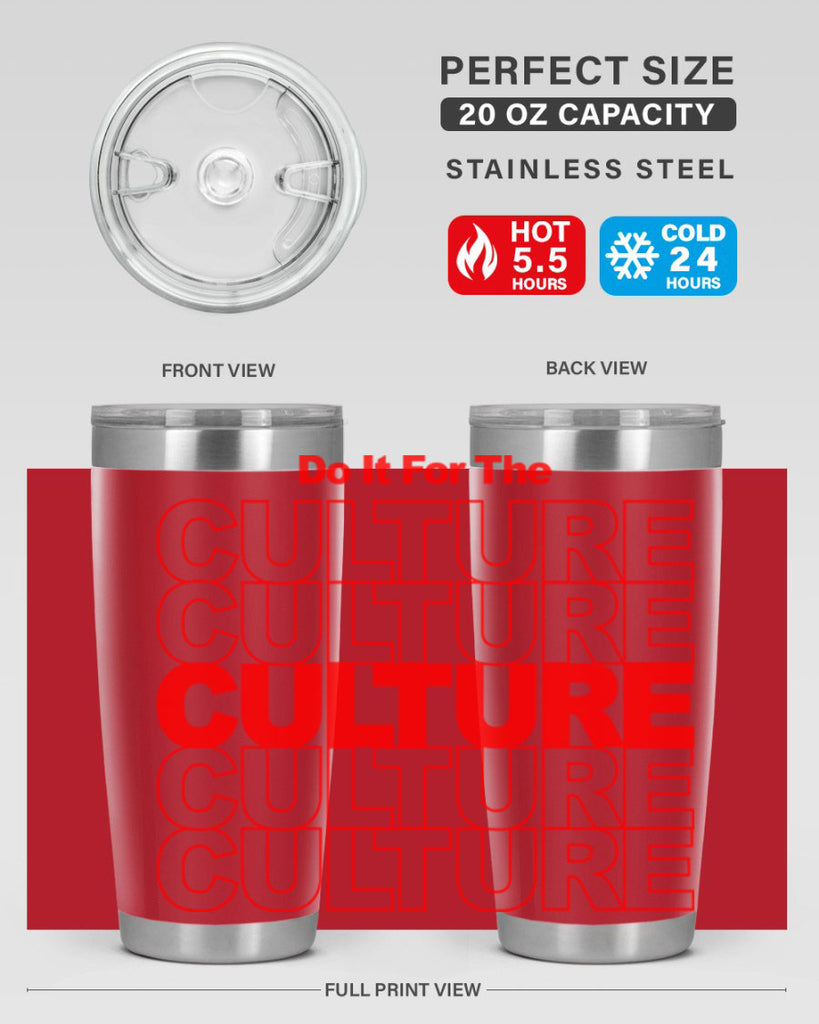 do it for the culture 170#- black words phrases- Cotton Tank