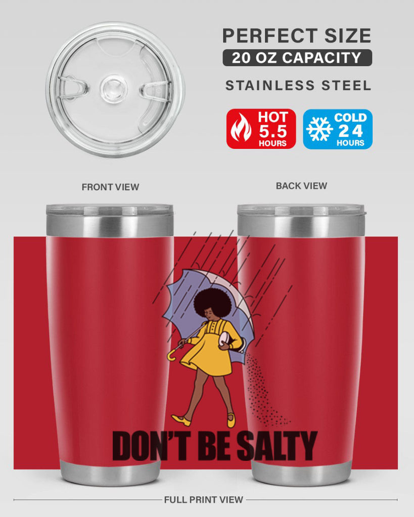 dont be salty 169#- black words phrases- Cotton Tank