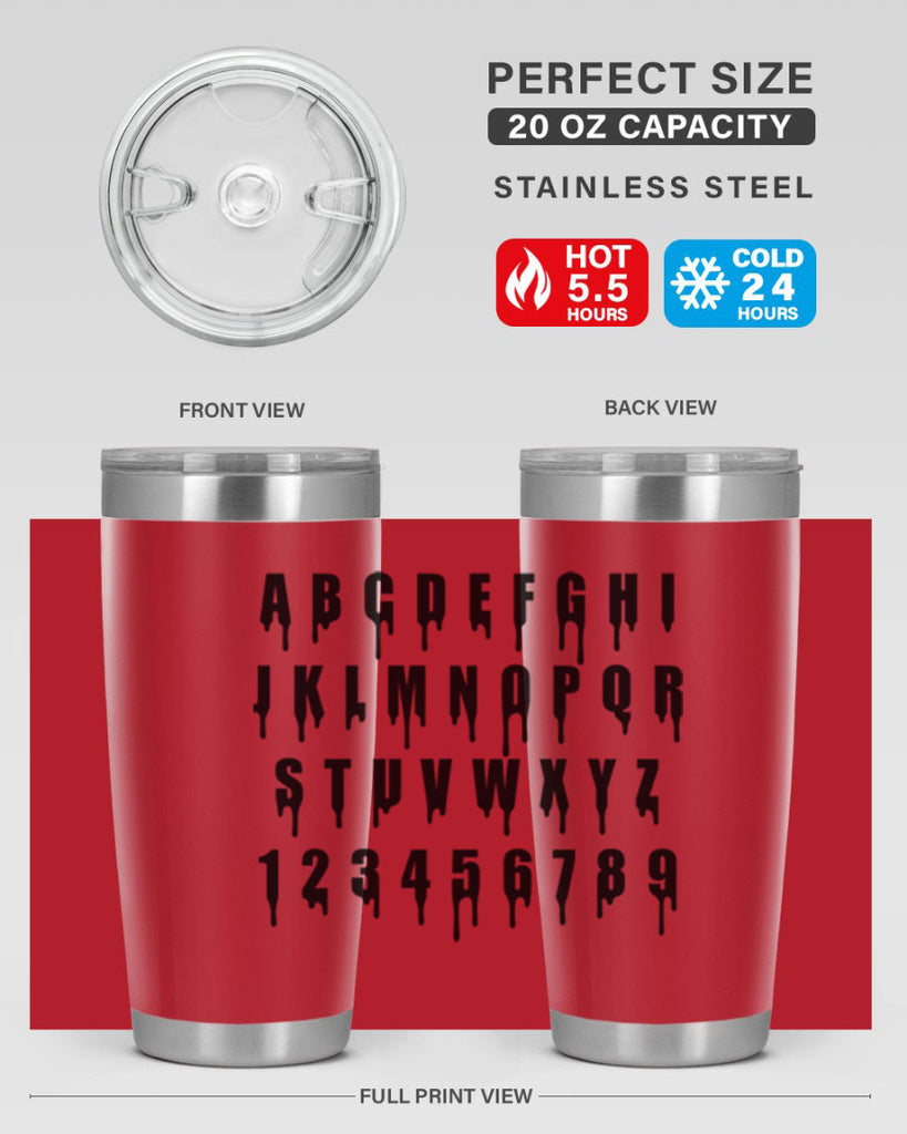 drip font 164#- black words phrases- Cotton Tank