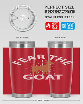 fear the goat Style 4#- goat- Tumbler