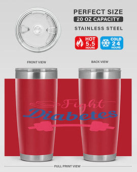 fight diabetes Style 38#- diabetes- Tumbler