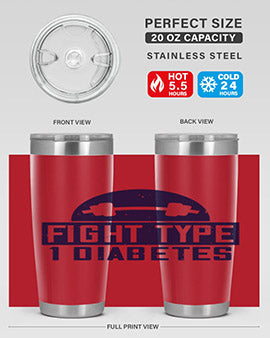 fight type diabetes Style 37#- diabetes- Tumbler