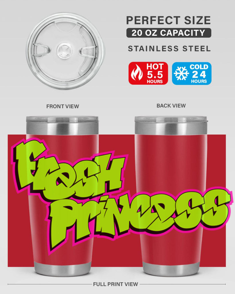fresh princess 145#- black words phrases- Cotton Tank