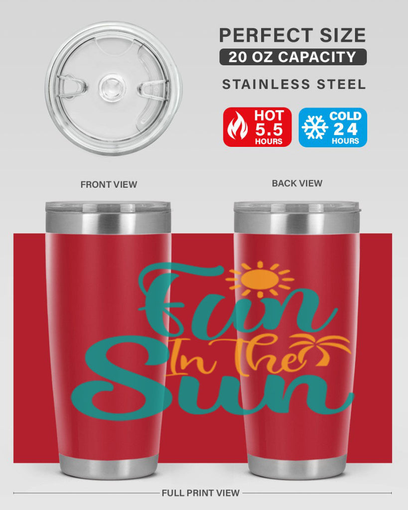 fun in the sun Style 104#- summer- Tumbler