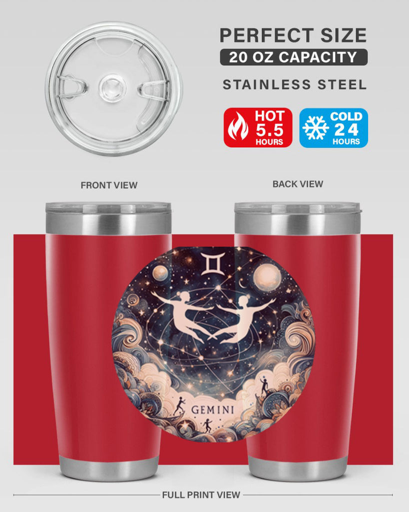 gemini 249#- zodiac- Tumbler
