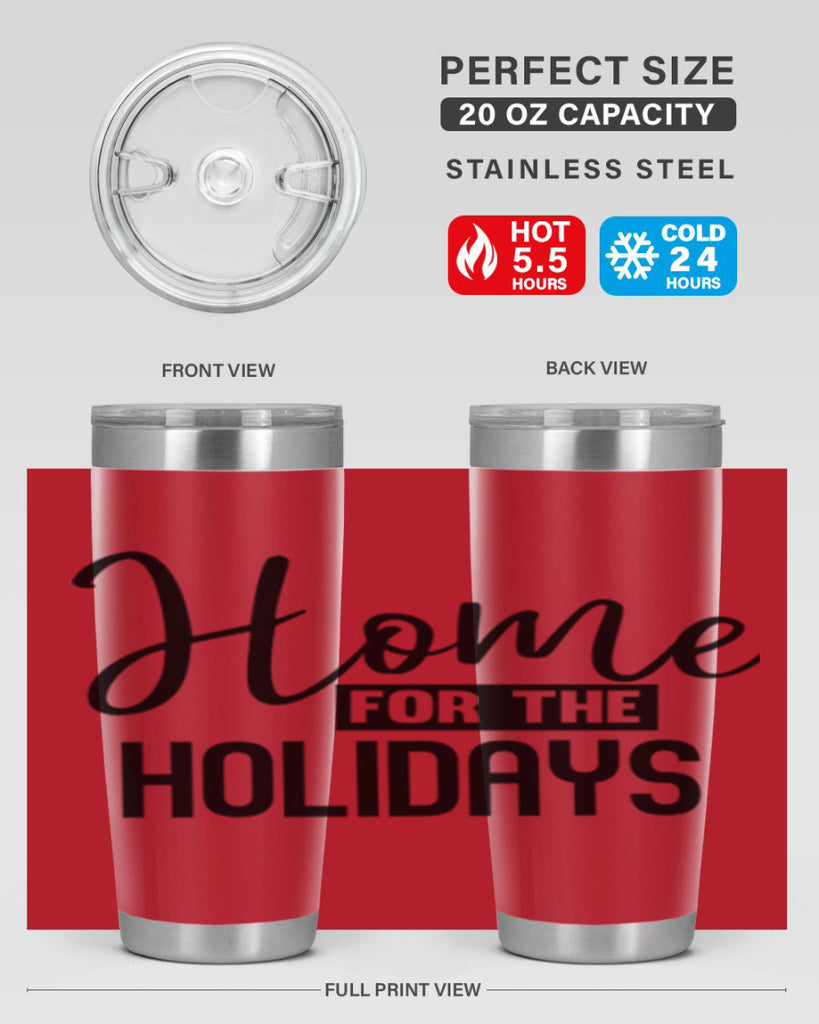 home for the holidays 194#- winter- Tumbler