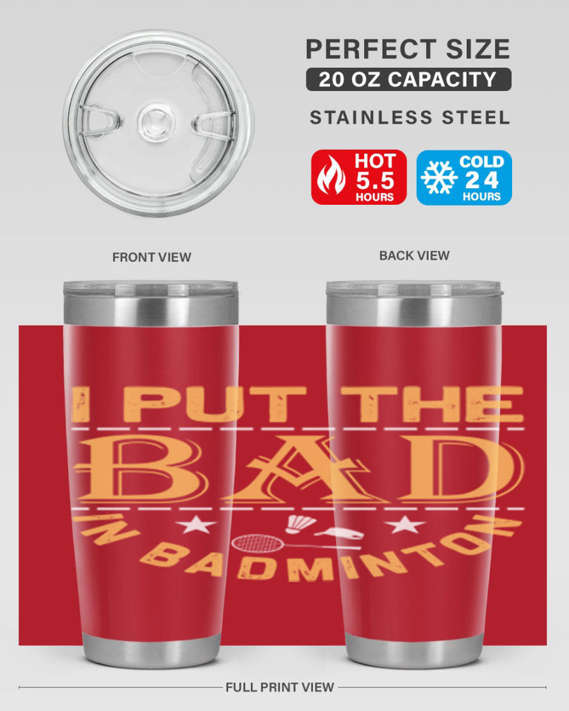 i 1056#- badminton- Tumbler
