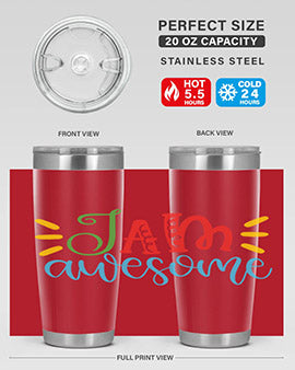 i am awesome Style 18#- autism- Tumbler