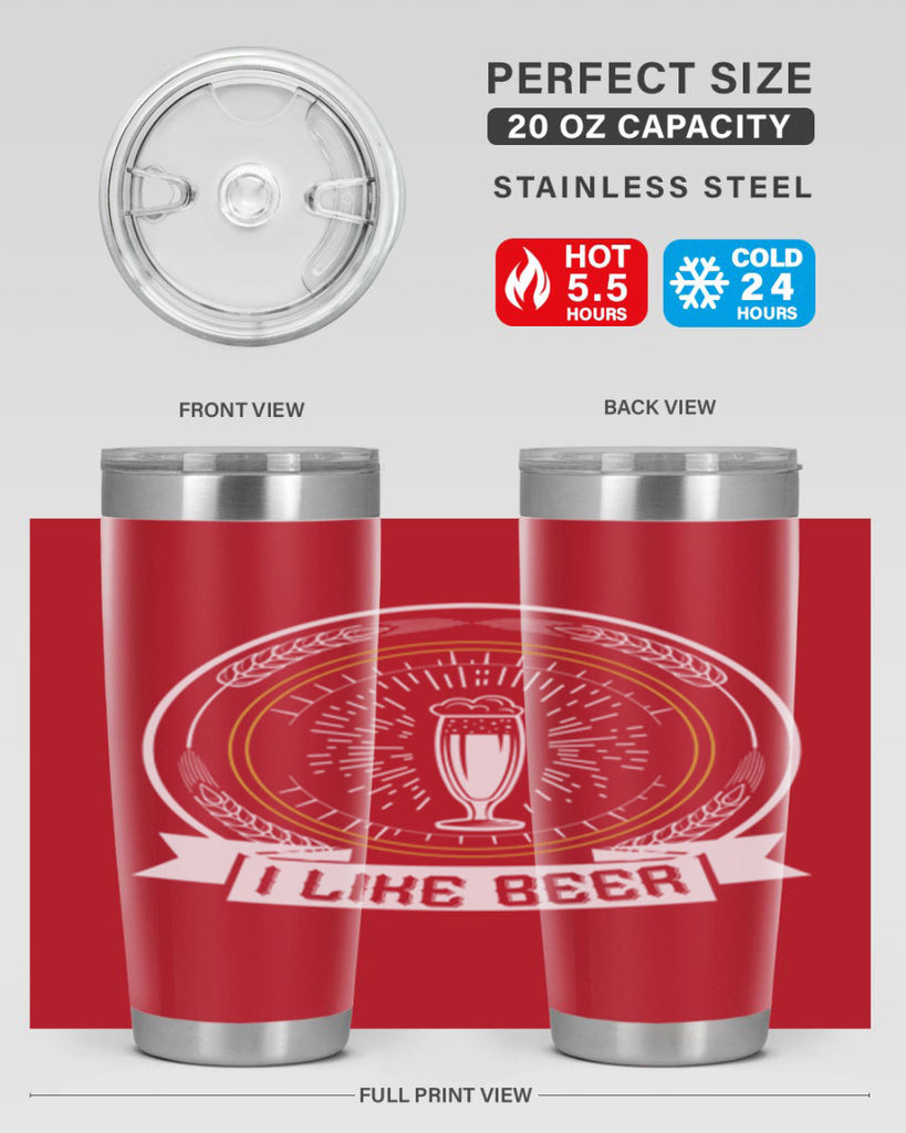 i like beer 77#- beer- Tumbler