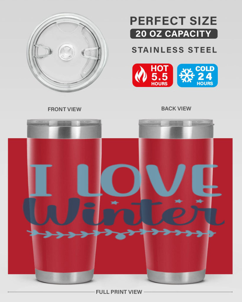 i love winter 226#- winter- Tumbler