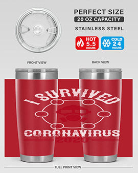i survived coronavirus Style 32#- corona virus- Tumbler