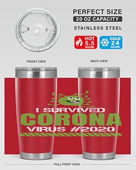 i survived coronavirus Style 33#- corona virus- Tumbler