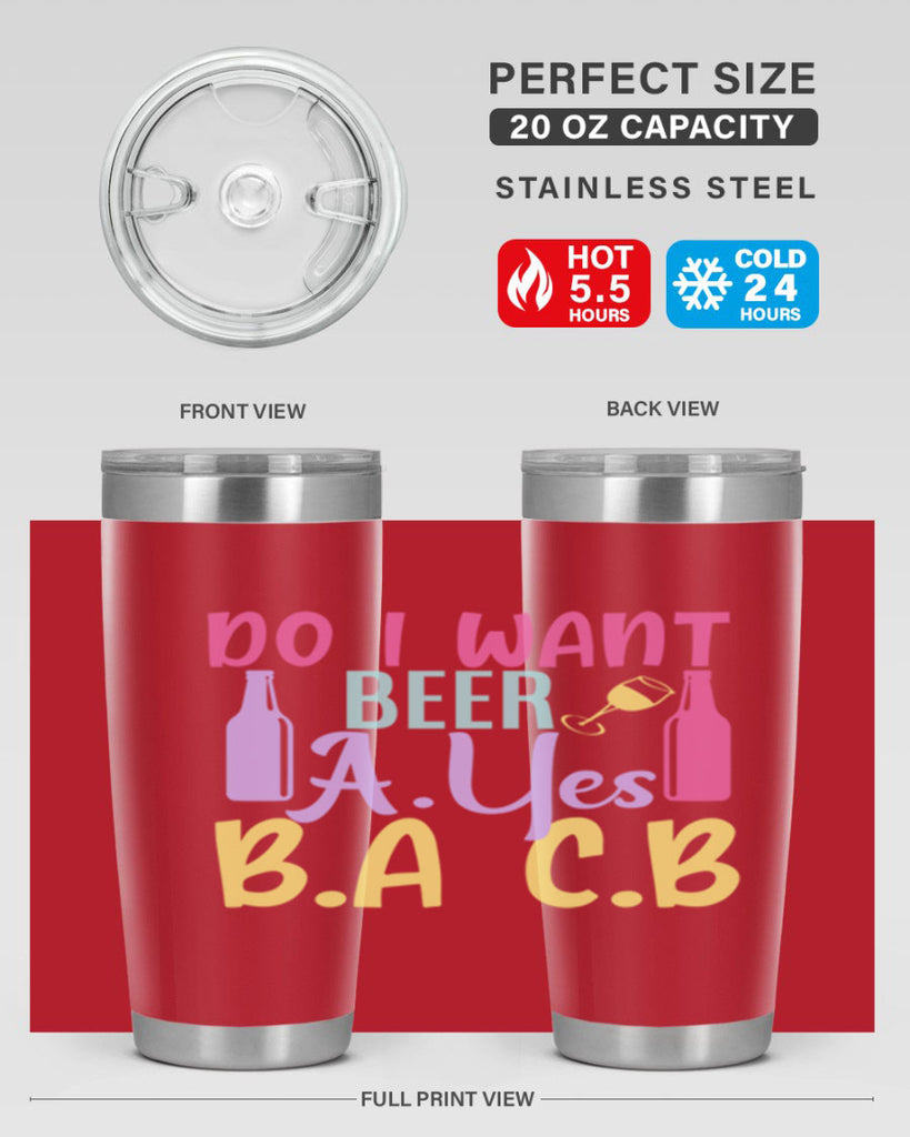i want beer ayes ba cb 142#- beer- Tumbler