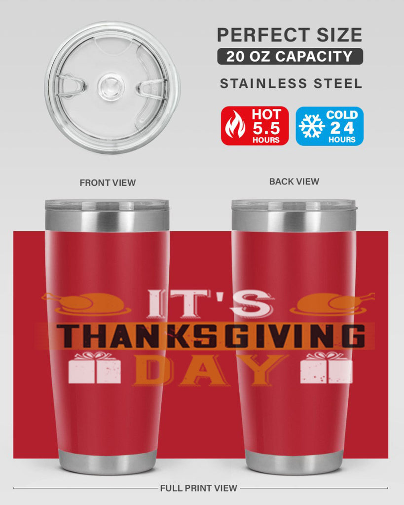 its thanksgiving day 26#- thanksgiving- Tumbler