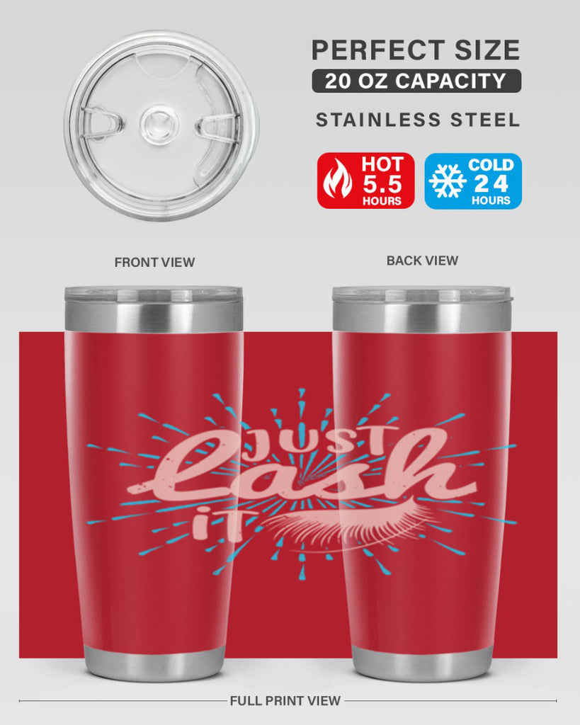 just lash it Style 199#- make up- Tumbler