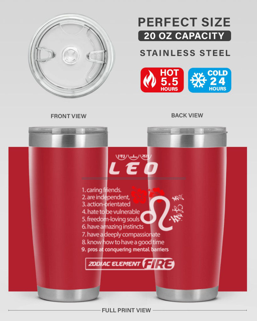 leo 307#- zodiac- Tumbler