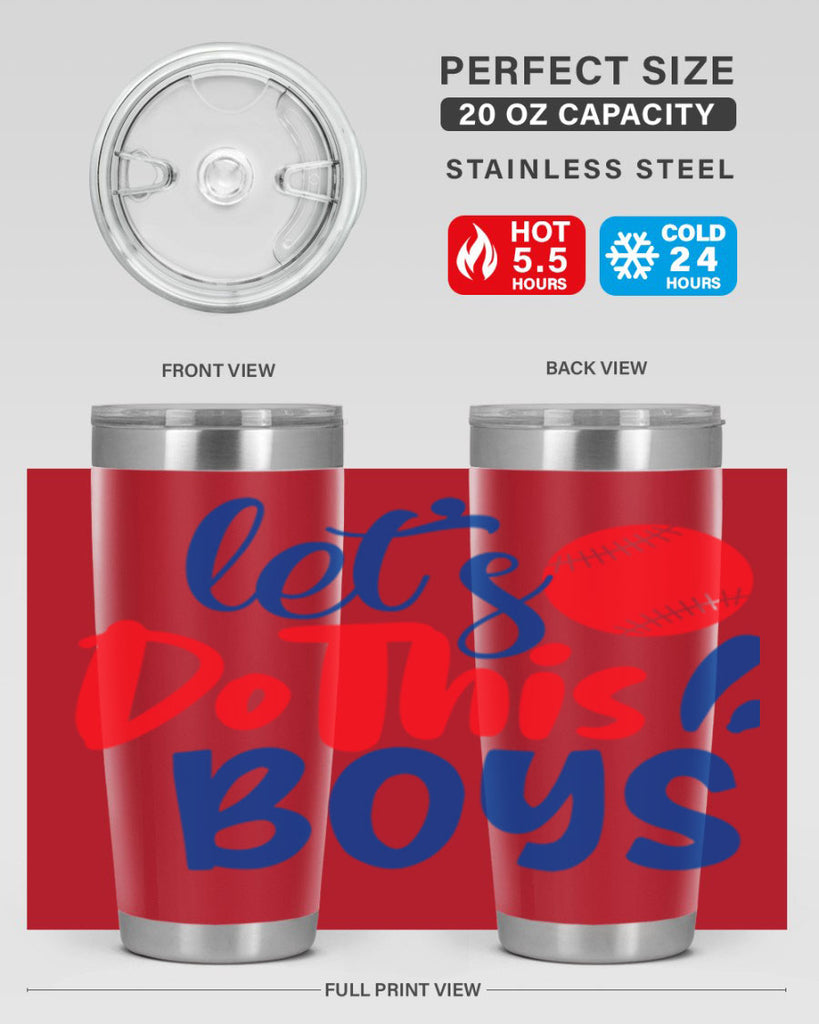 lets do this boys 2057#- baseball- Tumbler