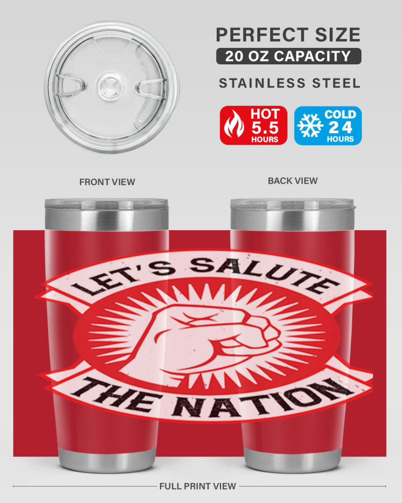 lets selut the nation Style 126#- Fourt Of July- Tumbler
