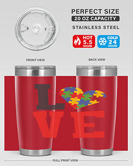 love Style 29#- autism- Tumbler