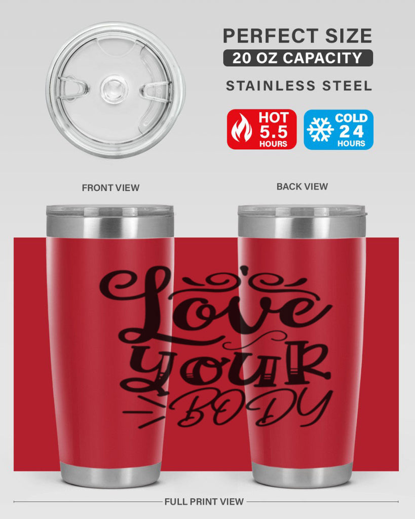 love your body 30#- gym- Tumbler