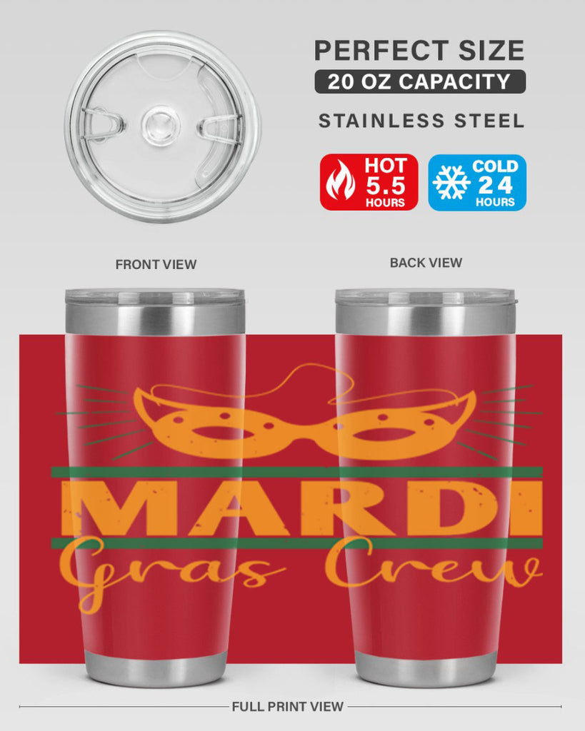 mardi gras crew 48#- mardi gras- Tumbler
