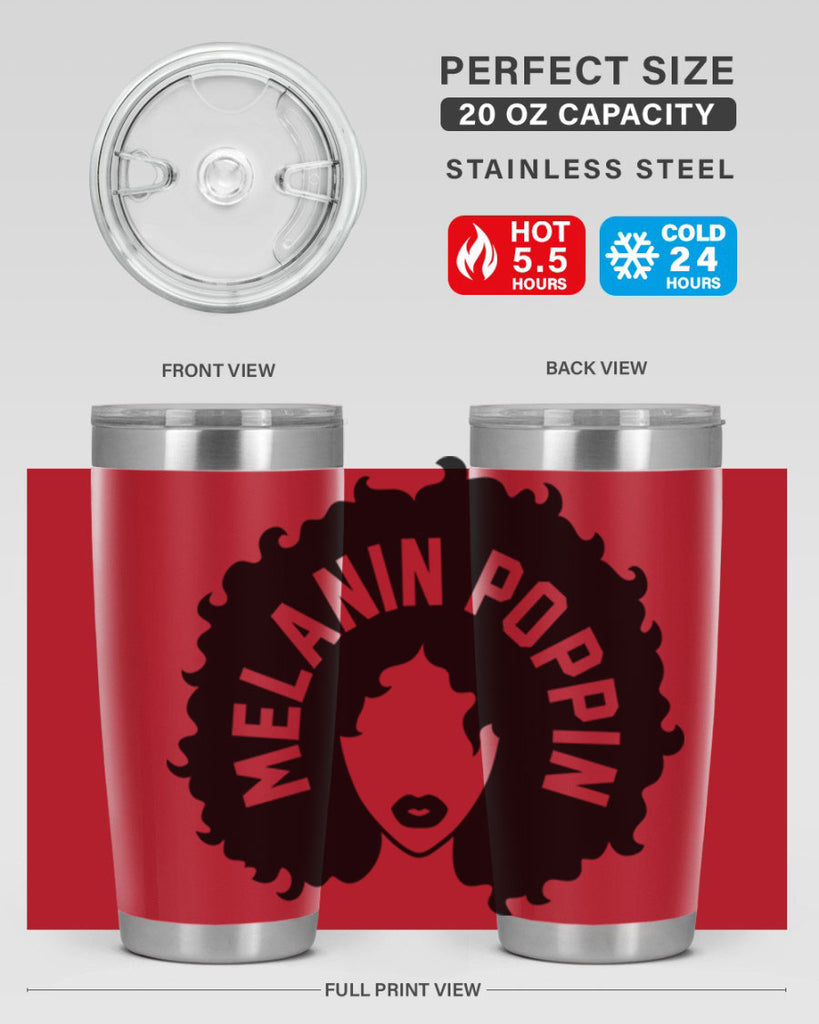 melanin poppin 85#- black words phrases- Cotton Tank