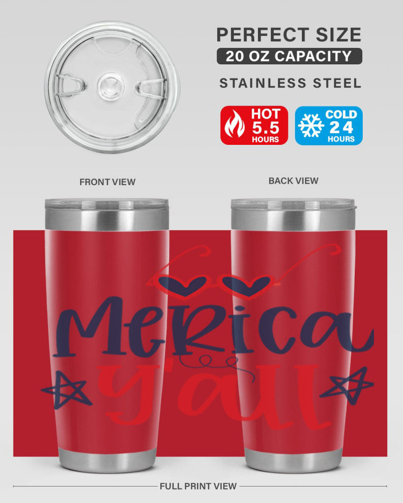 merica y all Style 82#- Fourt Of July- Tumbler