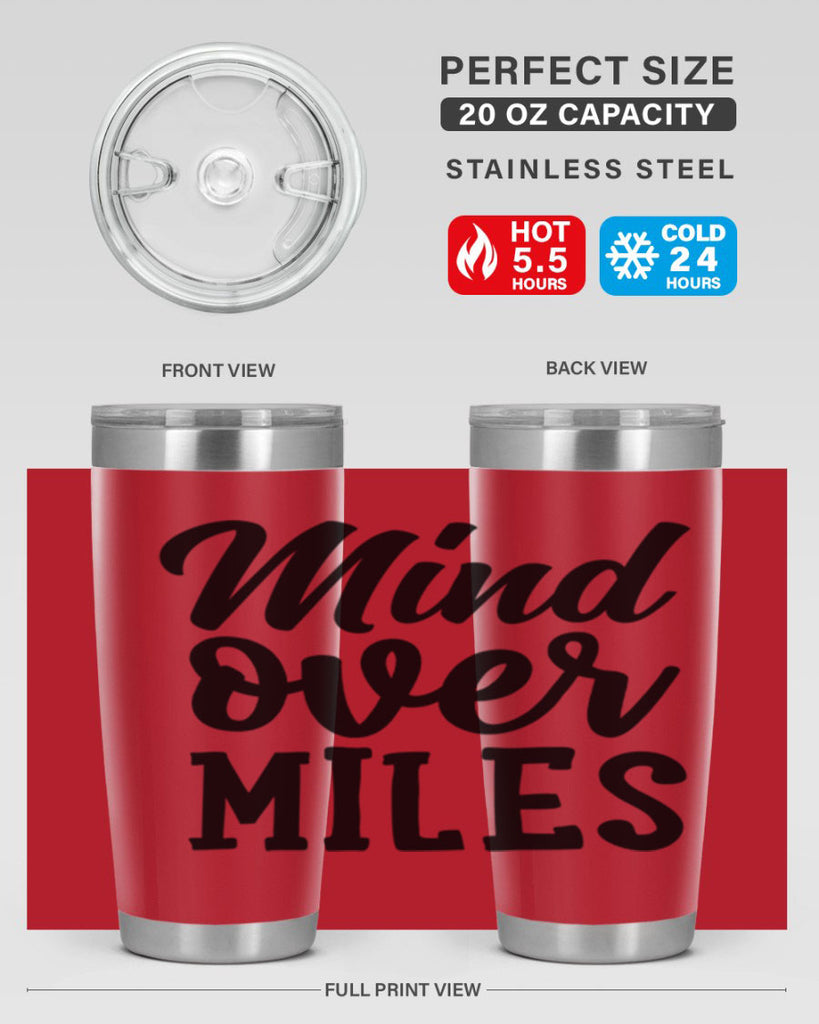 mind over miles 28#- gym- Tumbler
