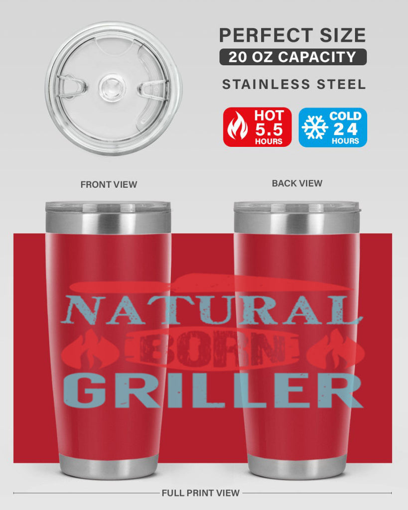 natural born griller 19#- bbq- Tumbler