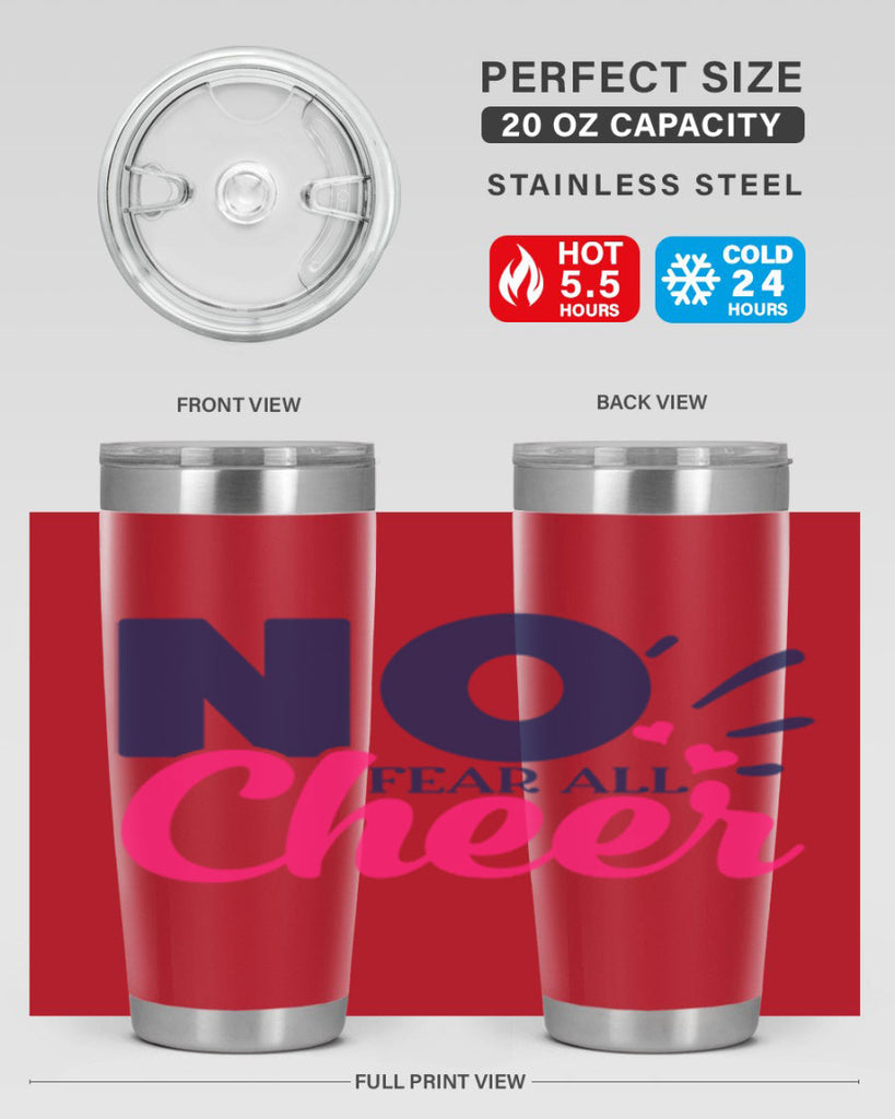 no fear all cheer 1728#- cheer- Tumbler